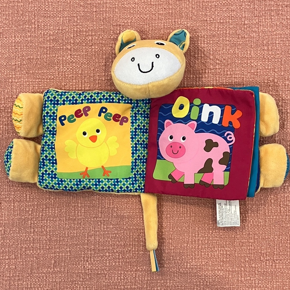 Crinkly sounds sensory Toy book for babies and toddlers